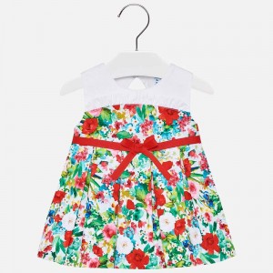 Rochie flori curea bebe fetita Mayoral 1911PV19VRD